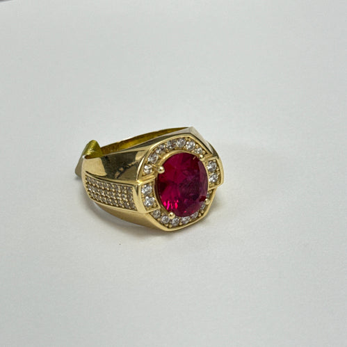 Classic Oval Cut Red  14k #11