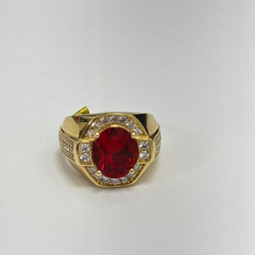 Classic Oval Cut Red  14k #11