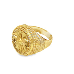 Las Villas Jewelry Online Signet Rings Yellow Gold  Rooster Signet Ring 10k #11