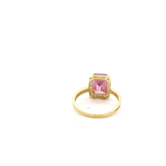 Las Villas Jewelry Online Womens Ring Elegant Pink Gemstone Ring 14k #7