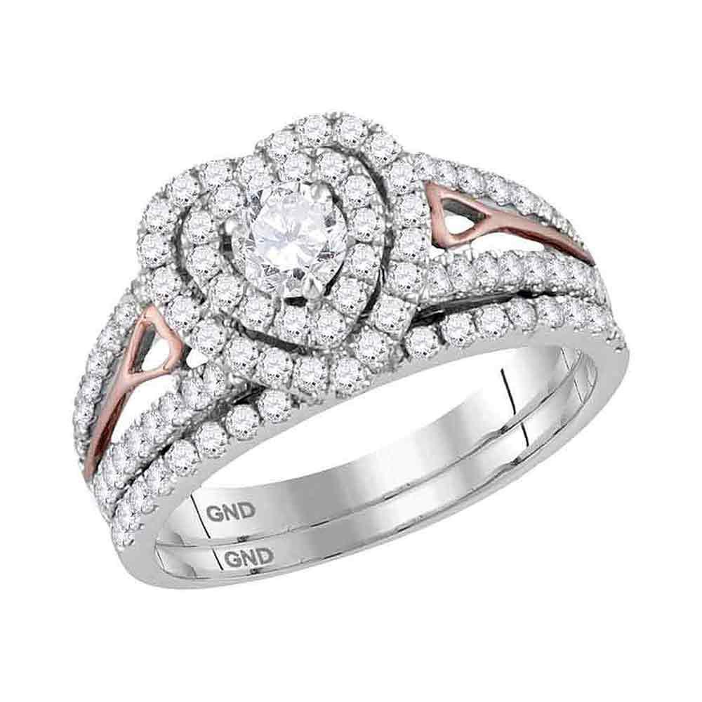 Heart wedding store ring sets