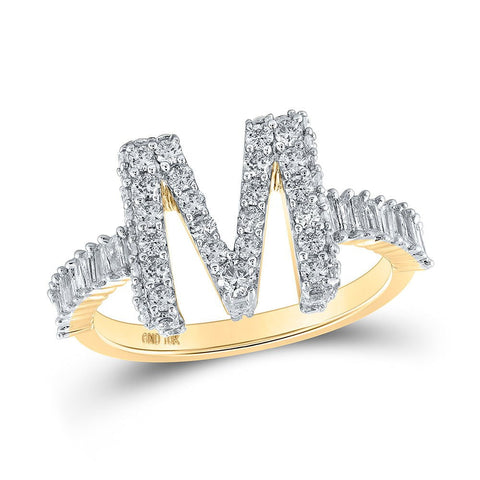 Scrawled Initial Ring in Gold (A-Z) – Lady Grey
