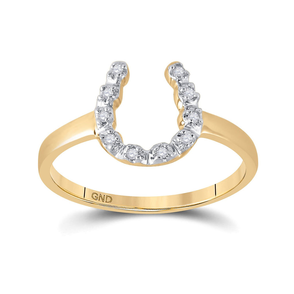 Diamond Horseshoe Ring – Brooke Gregson UK Ltd