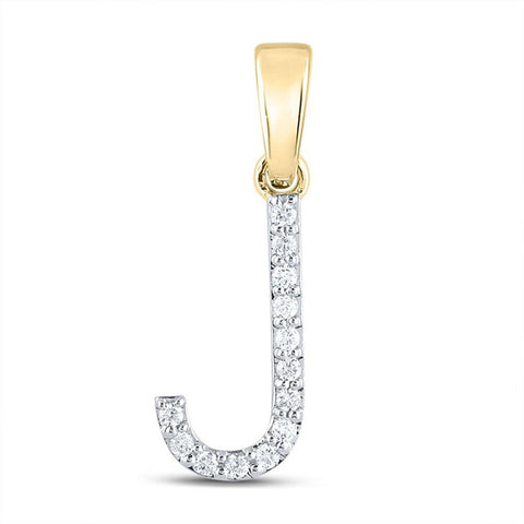 10kt real sale gold Letter J Pendant