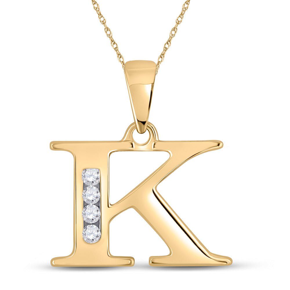 Diamond k pendant Clearance
