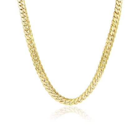 11mm Cuban Link Chain in 10K Solid Gold