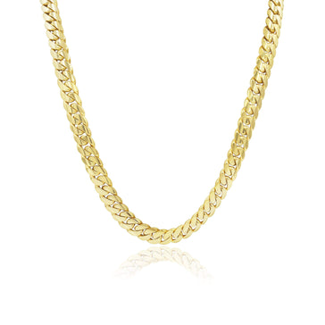 11mm Cuban Link Chain in 14K Solid Gold