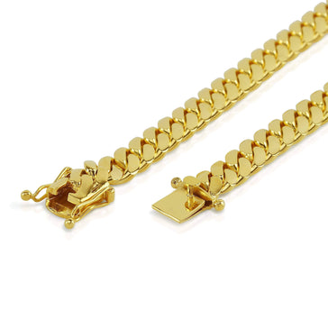 11mm Cuban Link Chain in 14K Solid Gold