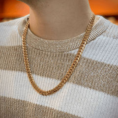 9mm Cuban Link Chain in 10K Solid Gold Las Villas Jewelry