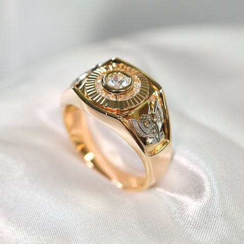 Large Rhinestones Rings, Oversized Fashion Ring