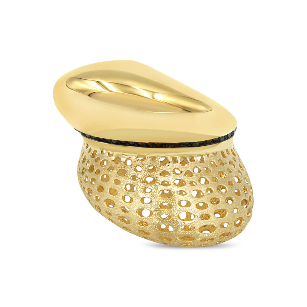 Biger Look Rings Women's Fancy big look ring in 14K | Las Villas Jewelry