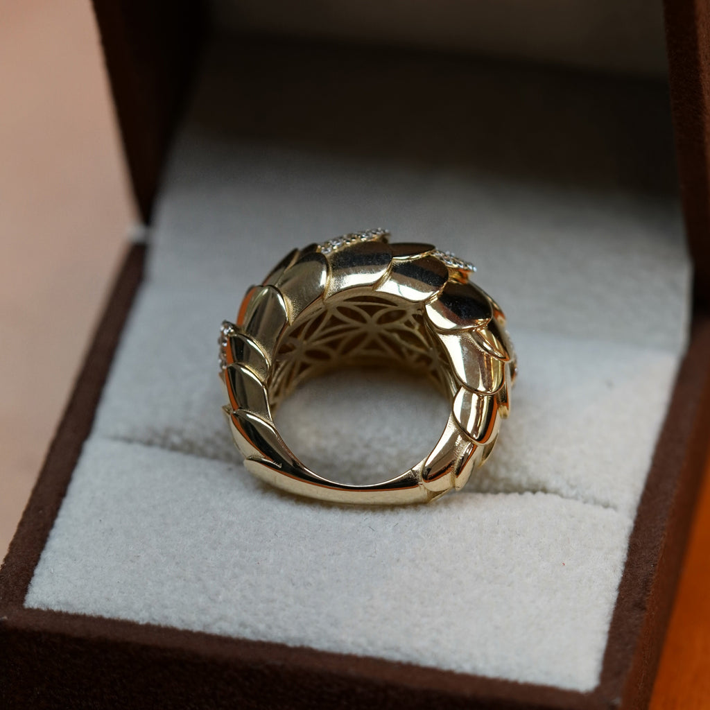 Women's Fancy big look ring in 14K | Las Villas Jewelry