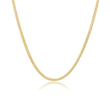 8mm Cuban Link Chain in 18K Solid Gold | Las Villas Jewelry